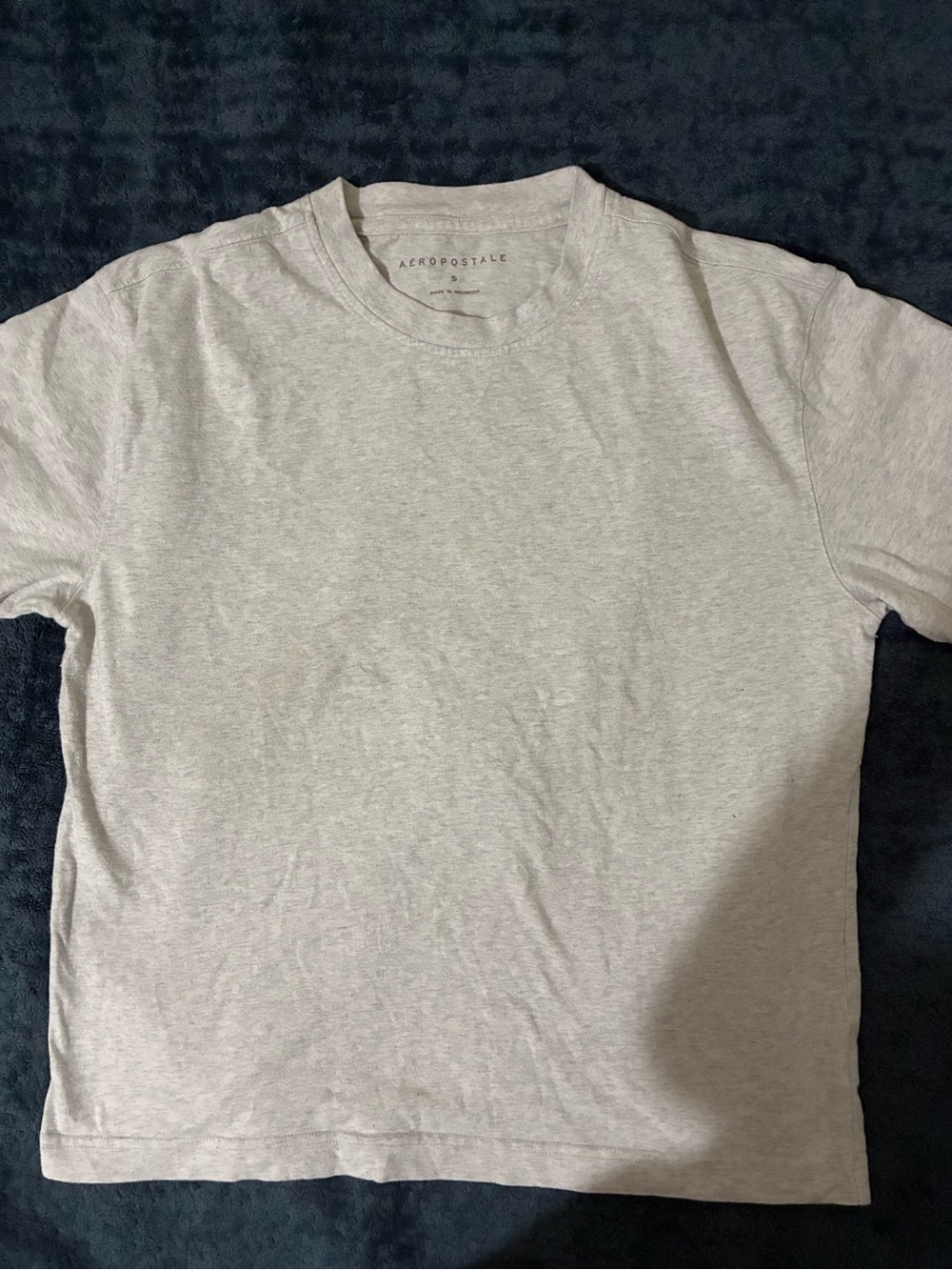 Aeropostale Men's Heather Gray Crew Tee